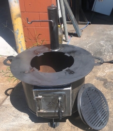 24" BRANGUS FIREPIT AND GRILL